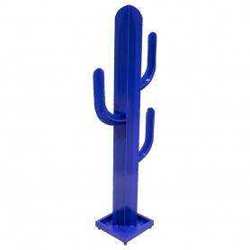 Cactus metálico grande  azul