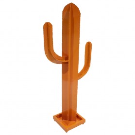 Cactus metálico naranja