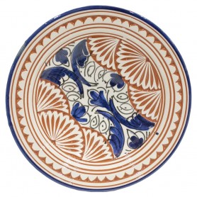 Plato cerámica marrroquí 22cm