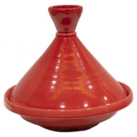 Tajine cerámica artesanal rojo 30cm
