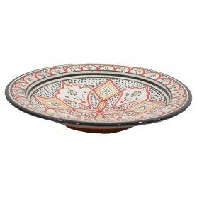 Plato cerámica artesanal 35cm