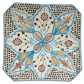 Plato cerámica cuadrado 40cm
