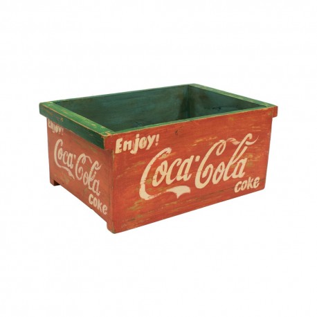 Caja madera Coca-Cola