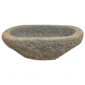 Pileta piedra antigua ovalada