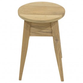 silla taburete madera natural