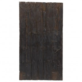 Puerta antigua madera tallada