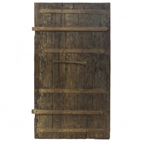 Puerta antigua madera tallada
