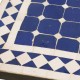 Mesa mosaico azul-blanco 70x70 cm - Imagen 3