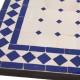 Mesa mosaico blanco-azul 80x80 cm - Imagen 3