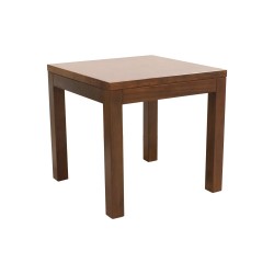 Mesa de comedor de madera cuadrada