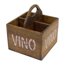 Caja de madera para botellas
