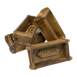 Caja molde de madera