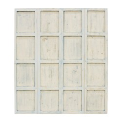 Biombo puerta de madera color beige