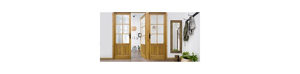 ▷ Puertas de paso madera para interior / interiores 【2022】 | CONELY 