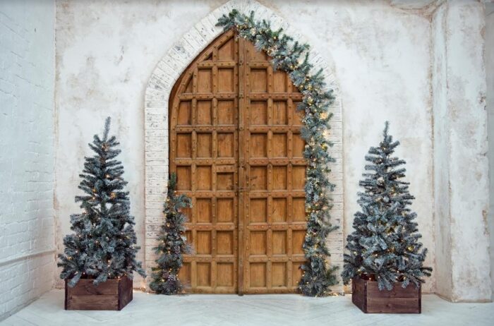 decorar puertas navideñas